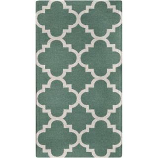 Better Homes and Gardens Flatweave Tile Trellis Rug, Blue and Ivory