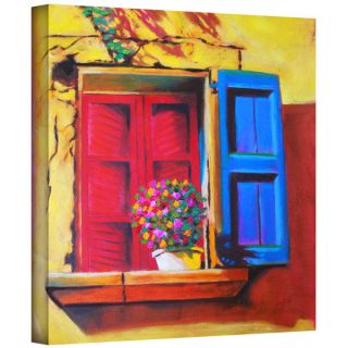 Susi Franco Venentian Window Gallery wrapped Canvas Wall Art