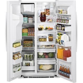 GE  22.7 cu. ft. Counter Depth Side by Side Refrigerator w/ Dispenser