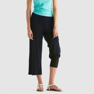 Youll love the relaxed fluid fit of these womens cropped pants from