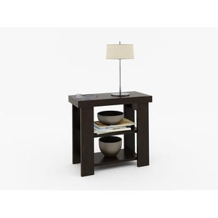 Dorel Home Furnishings Black Forest Hollow Core Chair Side Table