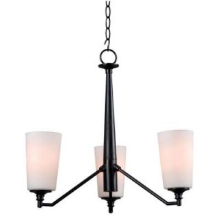 Emperor 3 Light Bronze Graphite Chandelier 93283BRZG