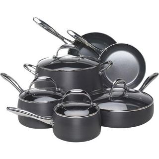 Earth Pan 10 Piece Hard Anodized Non Stick Cookware Set