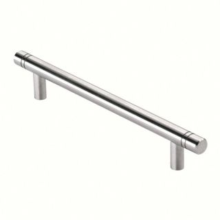 Siro Designs 5 in Center To Center Fine Brushed Stainless Steel Bar Cabinet Pull