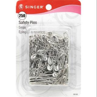 Singer Asst Safety Pins, Multisize, 250 Count Multi Colored