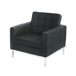 Pangea Home Florence Chair in Charcoal