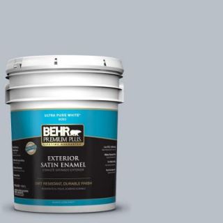 BEHR Premium Plus 5 gal. #750E 3 Skyline Steel Satin Enamel Exterior Paint 905005