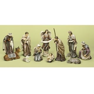 Roman, Inc. 11 Piece Saint Nativity Set