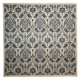 Solo Rugs Suzani Beige 9 ft. 3 in. x 9 ft. 3 in. Square Indoor Area Rug M1732 13