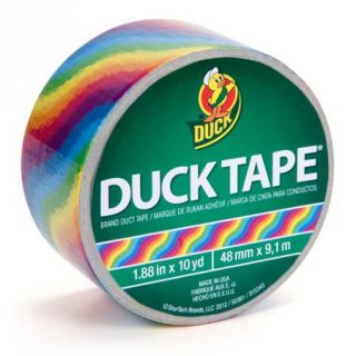 Duck Brand Duct Tape, 1.88" x 10 yard, Rainbow