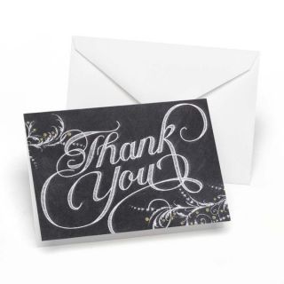 Whimsical Chalkboard Thank You Notes   16434265  