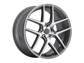 20" Milanni 9052 Tycoon Graphite Machined Rim 20x10.5 5x112 30mm 9052 20145GRM30