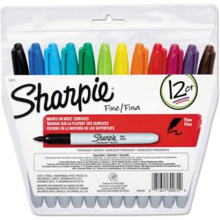 Sharpie Permanent Markers, Fine Point, Assorted