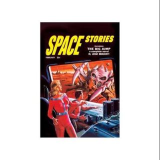 Space Stories Space Monster Attack Print (Unframed Paper Poster Giclee 20x29)