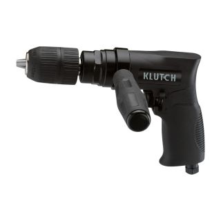 47877. Klutch Low-Noise Air Drill — 1/2in. Chuck, Reversible