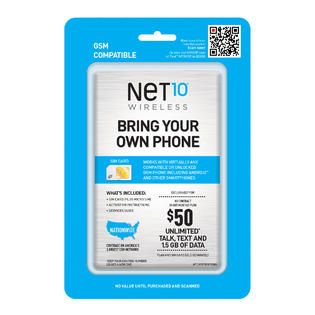 NET10 Pre Paid SIM Card for GSM Mobile Phone   TVs & Electronics