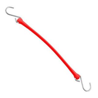 The Perfect Bungee 13 in. Polyurethane Bungee Strap with Galvanized S Hooks (Overall Length 18 in.) B18R