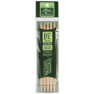 7" Bamboo Double Pointed Knitting Needle 5 pack   Size 11   6528275