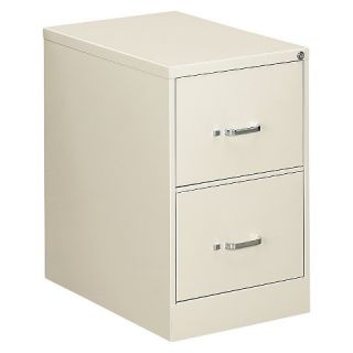 OIF Two Drawer Economy Vertical File, 18 1/4w x 26 1/2d x 29h, Light