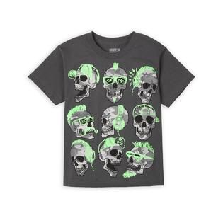 Route 66   Boys Graphic T Shirt   Skulls