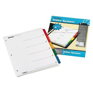 Cardinal® Traditional OneStep Index System, 5 Tab, 1 5, Letter