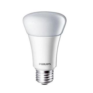 Philips 60W Equivalent Soft White (2700K) A19 Dimmable LED Light Bulbs (E*) (4 Pack) 433300