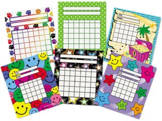 Individual Incentive Charts, 5 1/4 x 6, 6 Designs, 36/Each, 216/Pack