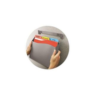 Avery Dennison Cubicle Wall File Pocket 73516, Gray, Letter Size