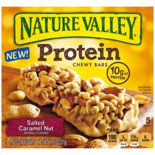Nature Valley? Salted Caramel Nut Protein Chewy Bars 5 ct Box