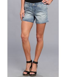 seven7 jeans 5 short stich flap amber