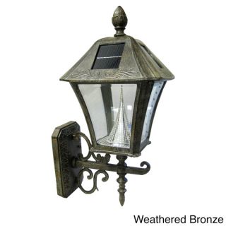 Gama Sonic GS 106W Baytown Solar Light with 6 Bright White LEDs and