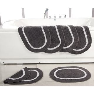 Reversible Cotton 17 x 24 inch Bath Rugs (Set of 6)  