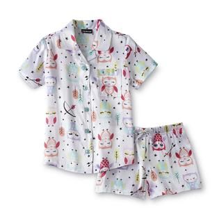 Joe Boxer Girls Pajama Top & Shorts   Owls   Kids   Kids Clothing
