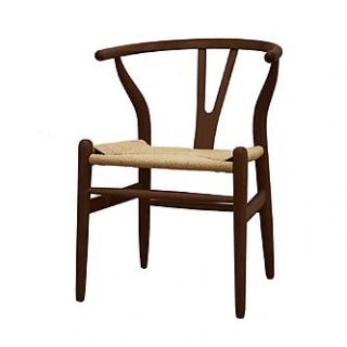 Baxton Studio Wishbone Chair   Dark Brown Wood Y Chair   Home