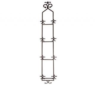 Kathryn White Wrought Iron 4 Tier Hanging Plate Rack   H88535 —