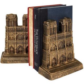 Design Toscano Notre Dame of Paris Sculptural Book End (Set of 2)
