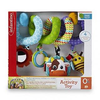 Infantino Infant Boys Topsy Turvy Collection Spiral Activity Toy