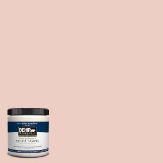 BEHR Premium Plus 8 oz. #220E 2 Shrimp Toast Interior/Exterior Paint Sample 220E 2PP