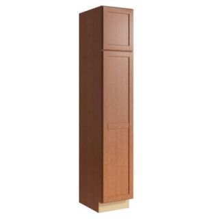 Cardell Pallini 15 in. W x 84 in. H Linen Cabinet in Caramel VLC152184L.AE0M7.C68M