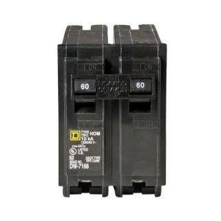Square D Homeline 60 Amp Two Pole Circuit Breaker HOM260CP