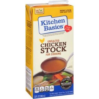 Kitchen Basics Unsalted Chicken Cooking Stock, 32 fl oz