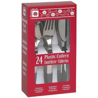 Plastic Cutlery 24/Pkg Silver   Food & Grocery   Paper Goods   Party
