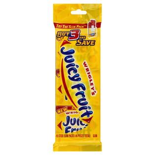 Wrigleys Gum, Slim Packs, 3   15 stick packs [45 pieces]   Food