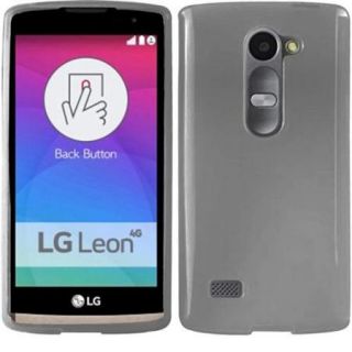 Insten Frosted TPU Cover Case For LG Leon   Smoke