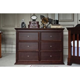 Million Dollar Baby Classic Louis 3 drawer Espresso Changing Table
