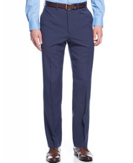 Ryan Seacrest Distinction Blue Glen Plaid Pants   Suits & Suit