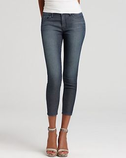 J Brand Jeans   Mid Rise Capri Zip Jeans in Railroad Stripe