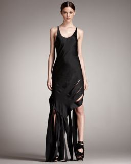 Alexander Wang Satin Streamer Dress