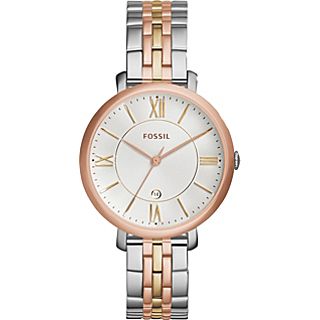 Fossil Jacqueline Three Hand Date Stainless Steel Watch