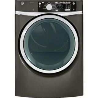 GE 8.1 cu. ft. Electric Dryer with Steam in Metallic Carbon GFDS265EFMC